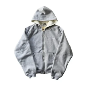 Zipper hooded sweatshirt (grey) Zipper hooded sweatshirt (grey)