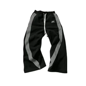 Black trousers with stripes 4460 Black trousers with stripes 4460